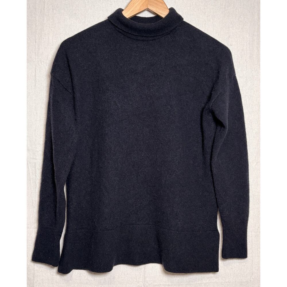 & Other Stories Women's Jumper S Black 100% Cashmere Turtleneck‎ Pullover